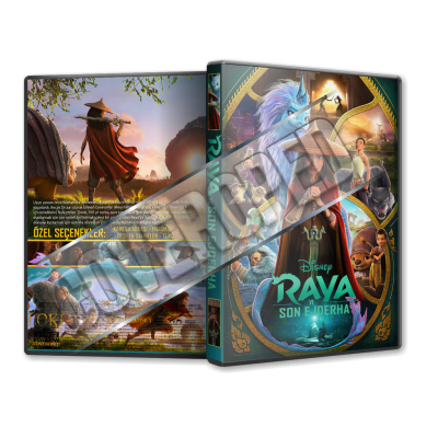 Raya ve Son Ejderha - 2021 Türkçe Dvd cover Tasarımı